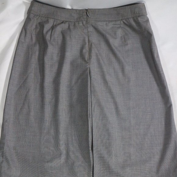 APOSTROPHE Stretch Womens Gray Pleated A-Line Skirt Sz 4 US Women - Picture 5 of 9